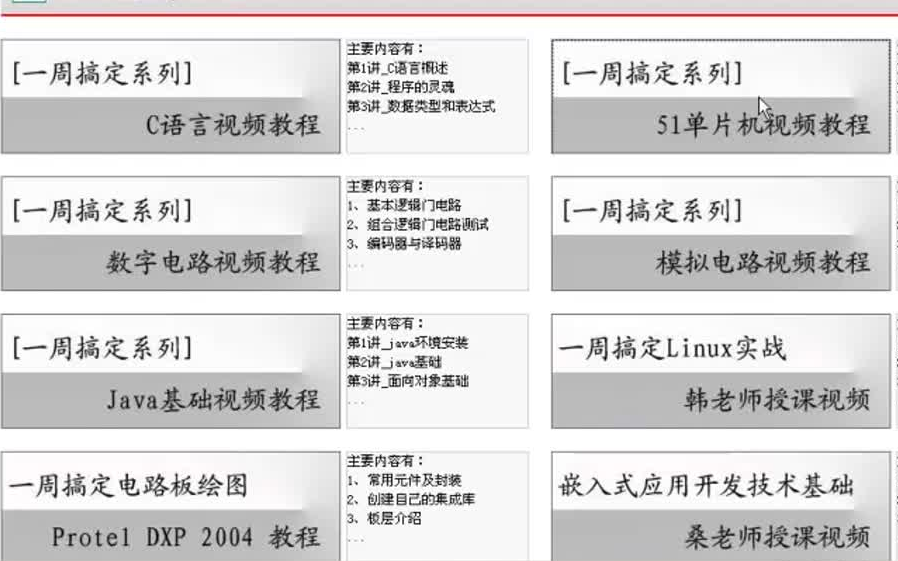 【创客海社区】【零基础入门51单片机教学视频合集】【一周搞定系列】哔哩哔哩bilibili