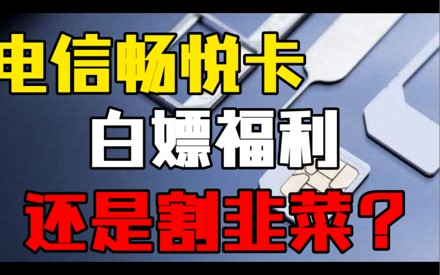 电信畅悦卡,29月租到底有没有95G大流量?割韭菜还是能安全下车?哔哩哔哩bilibili