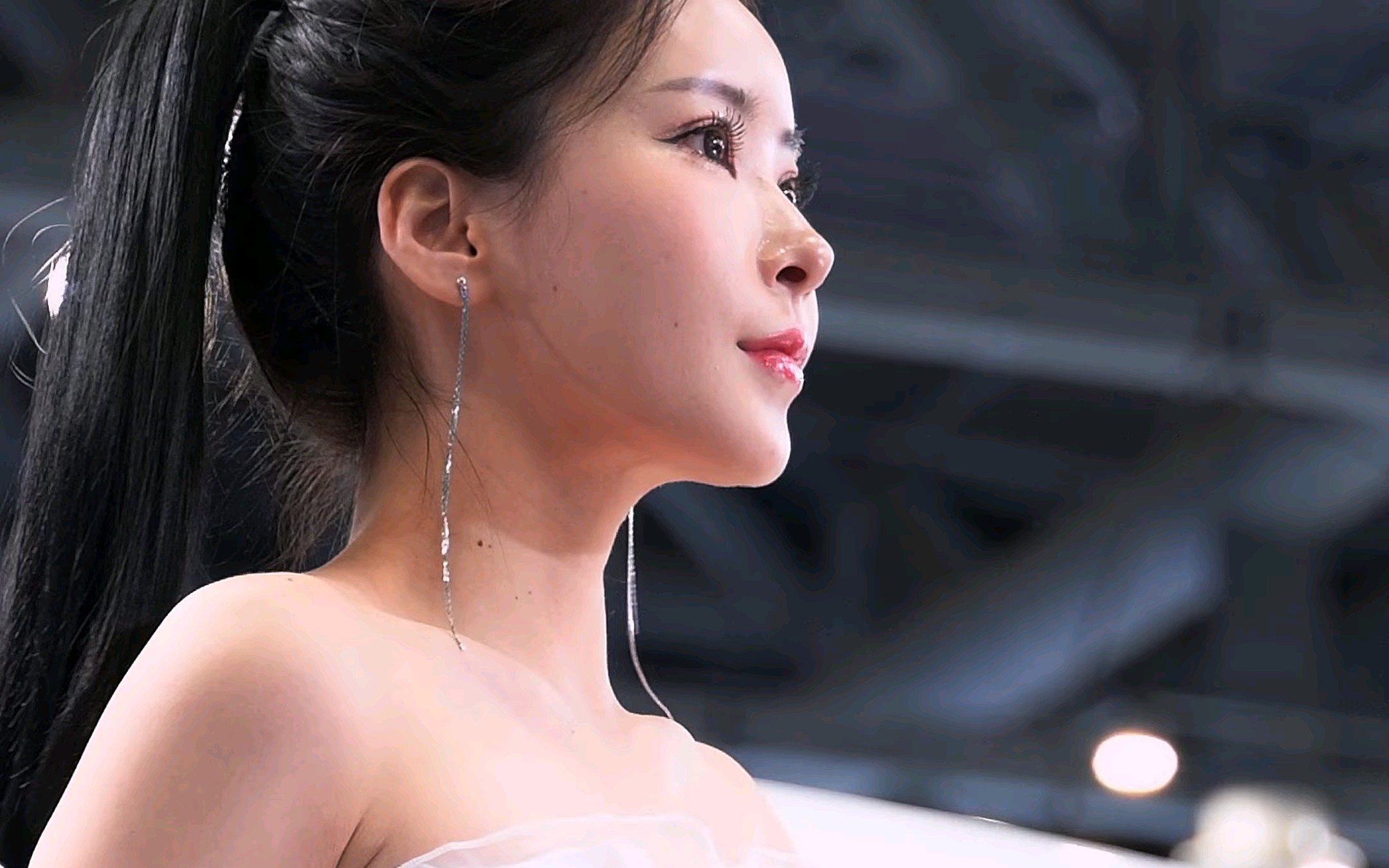 韩国模特 4k 首尔移动展 - 赛车模特 金罗英