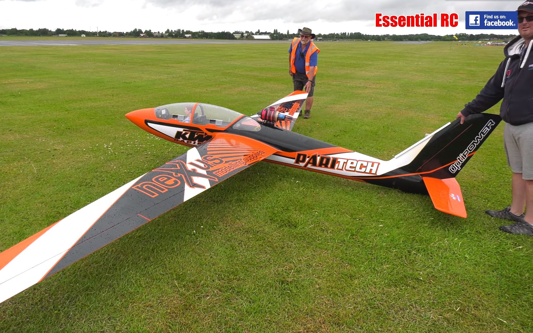 【rc航模】小涡喷,大动力!黑白橙配色 运动感十足的大飞机