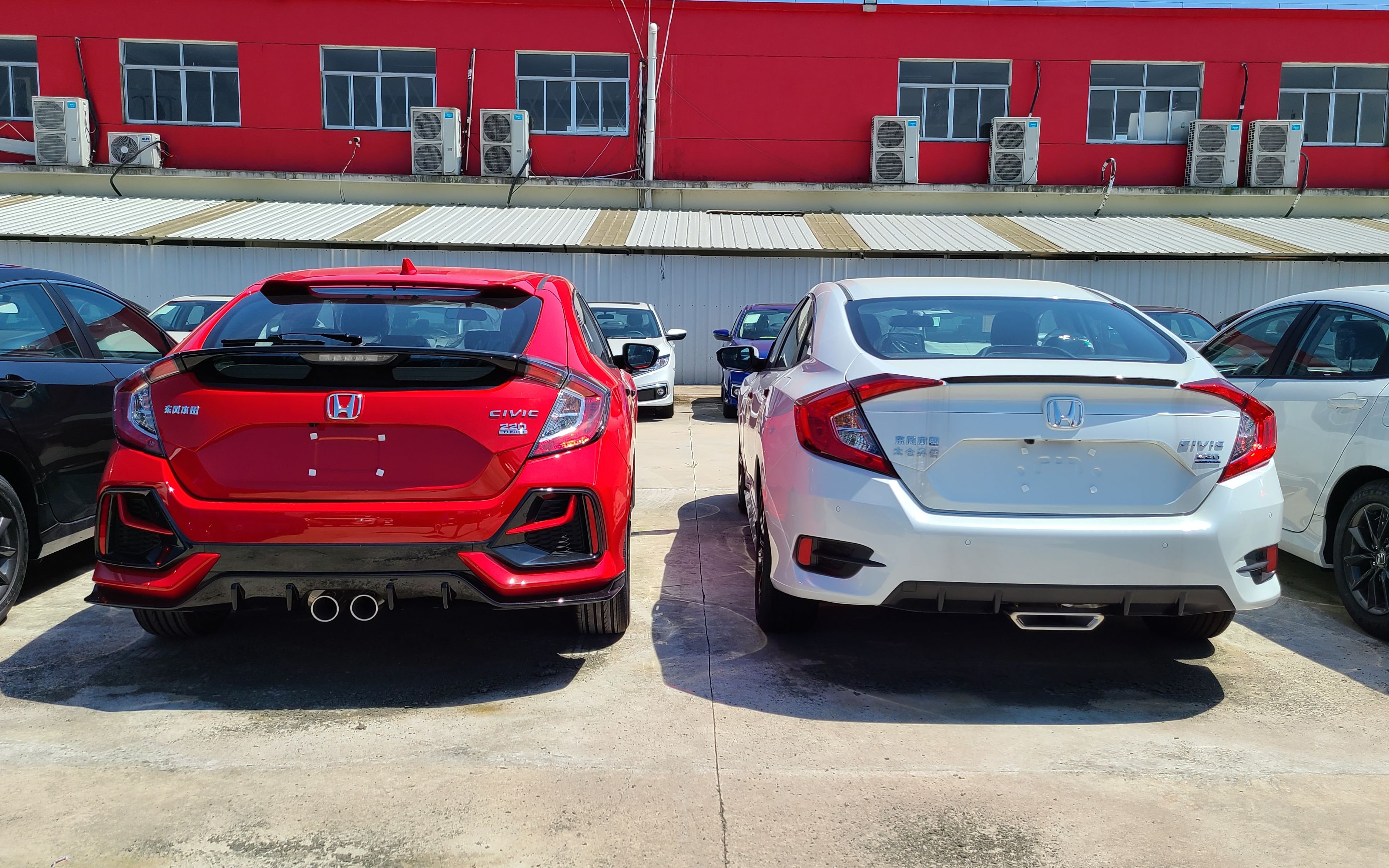 集车两厢思域和三箱思域的加速数据对比