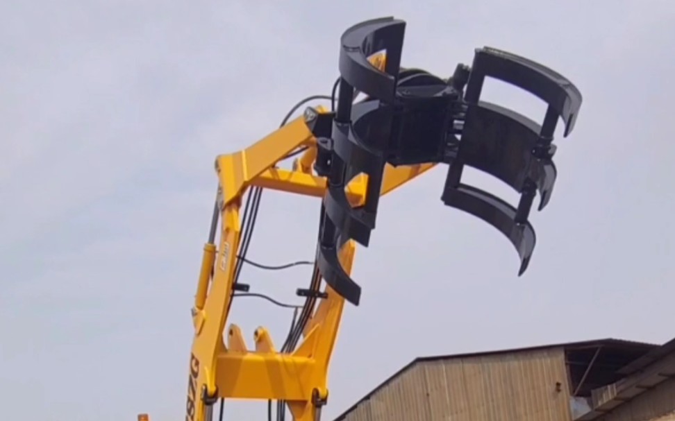 360度旋转抓木机,装载机抓木机,360度旋转抓头