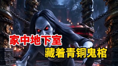 【抢先版】诡异调查直播，老婆家里地下室挖出一口镇压鬼王的青铜棺！
