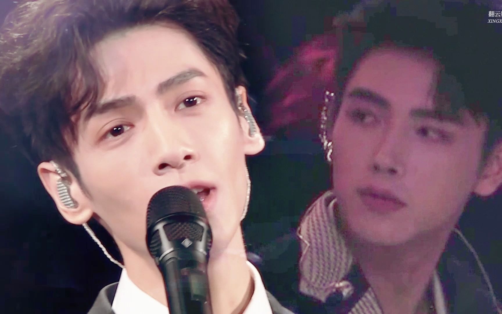 陈飞宇x罗云熙星星之火纯享双机位剪辑舞台他来听我的演唱会星光大赏