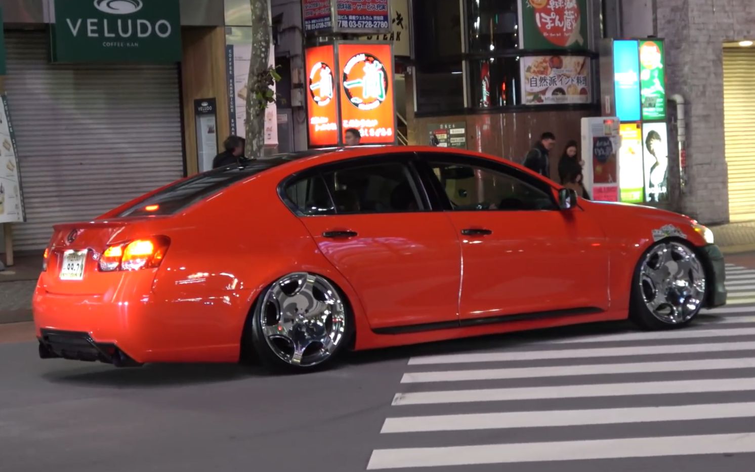 聚会日本东京街头改装车实拍