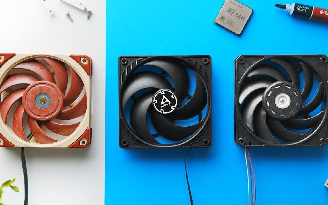 12cm风扇再评比猫头鹰vsarcticnidecoptimumtech
