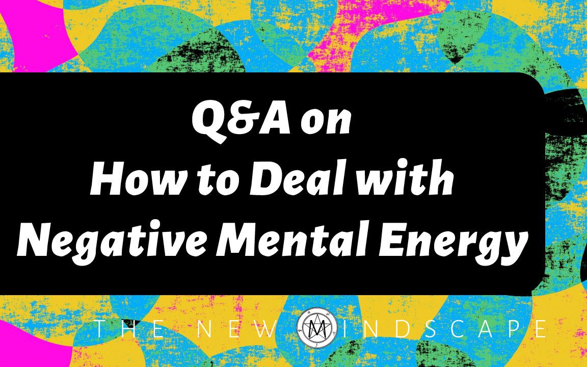 t-4 q&a on how to deal with negative mental energy 【香港大学