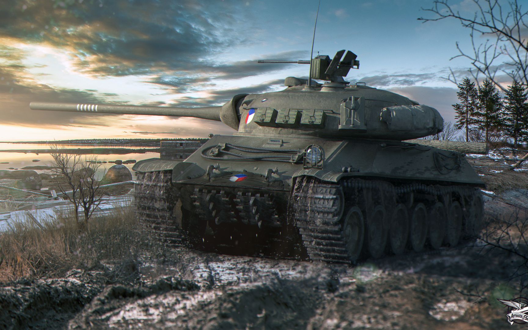 《坦克世界》斯柯达t50,感觉自己慢慢有一点意识了