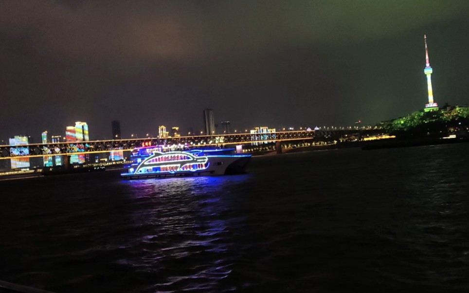 武汉轮渡夜景