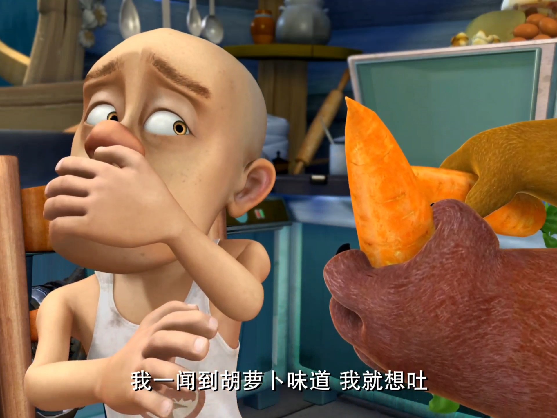 4k 熊出没 被窝里看一集