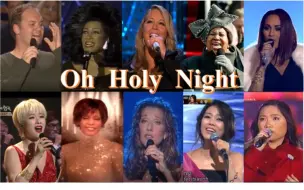 下载视频: 【同一首歌】圣诞福音 O Holy Night 神级现场合集 【标音高】【盘点】Mariah Whitney Celine Patti Aretha