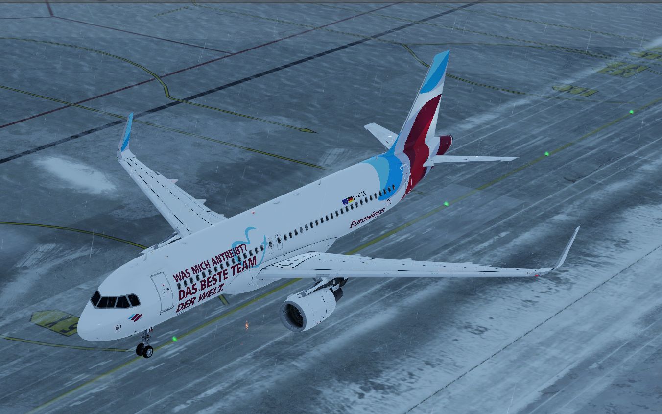 欧洲之翼航空a320-214sl低能见暴力落地德累斯顿