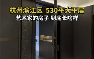 Download Video: 杭州滨江区530平大平层，这才是艺术家的房子嘛