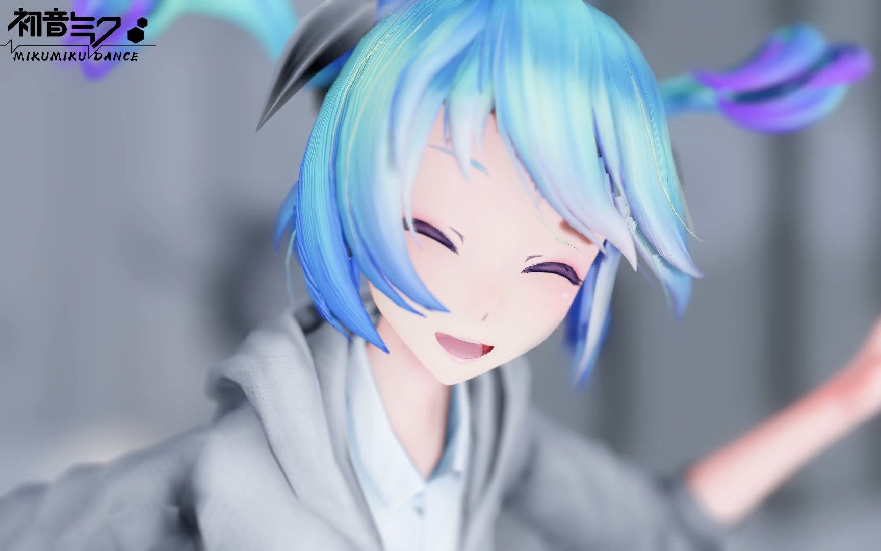 初音mmd甩蔥歌tdahoodmiku