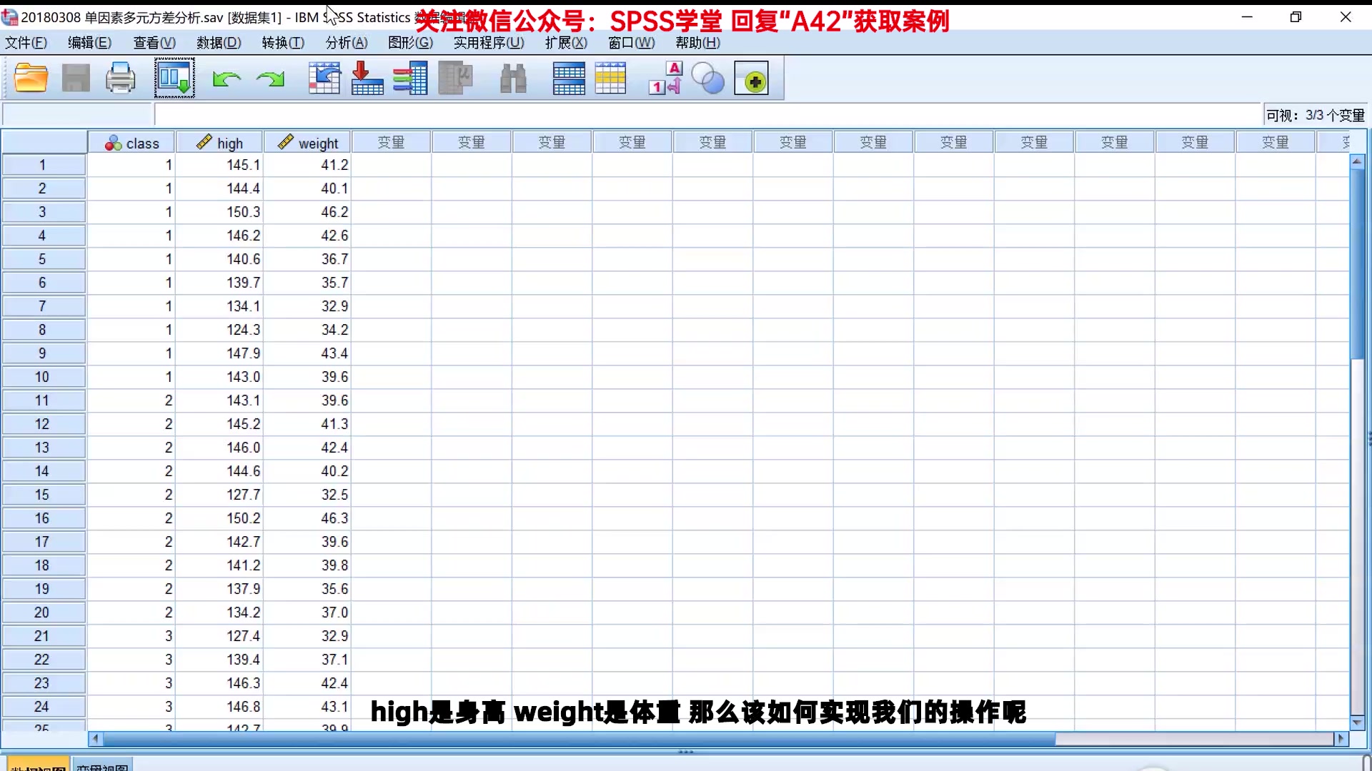 SPSS单因素多元方差分析哔哩哔哩bilibili