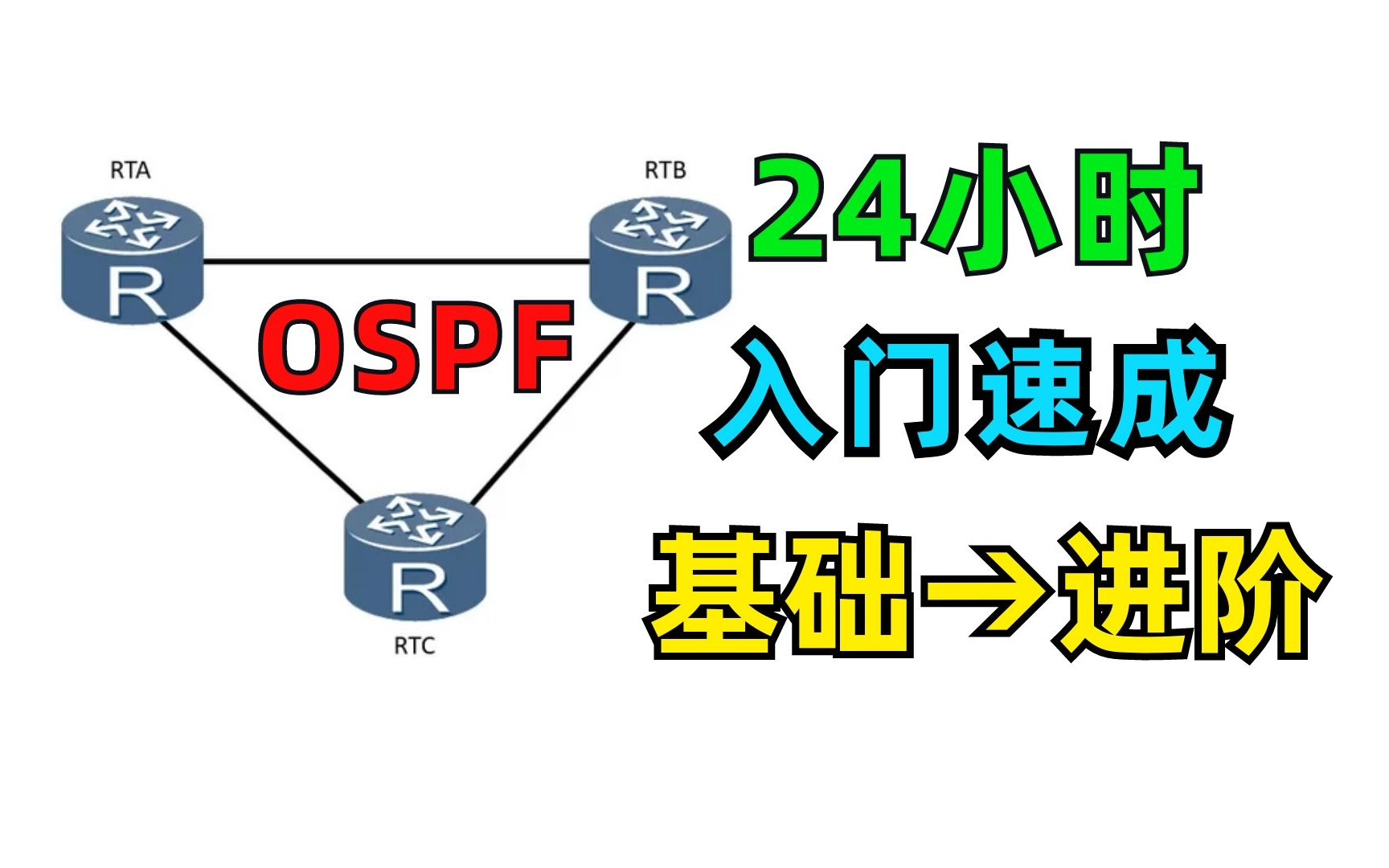 [图]从零打造，华为认证HCIA/HCIP-OSPF系统知识体系整合，学习3小时抵过5天！