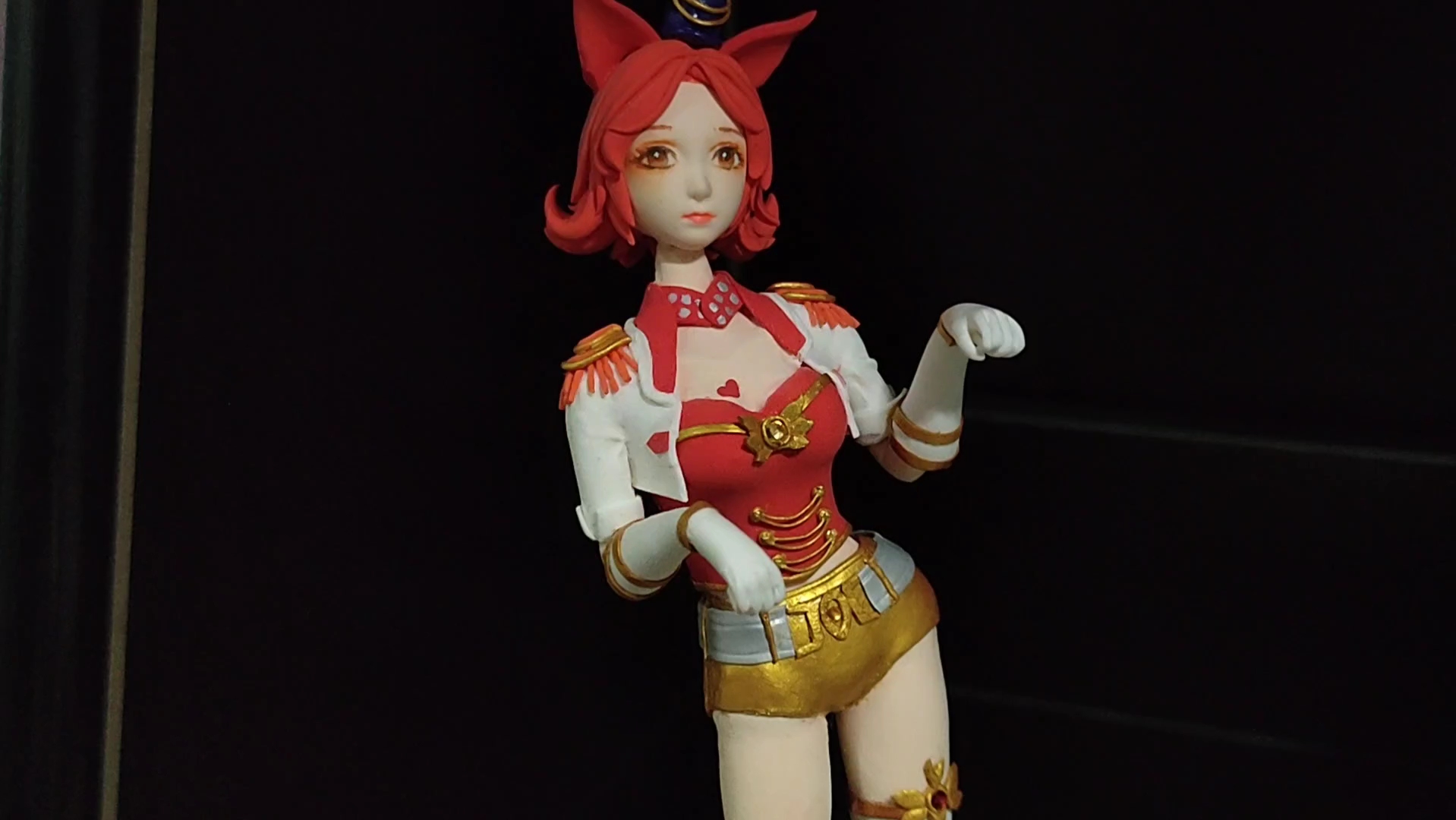 超轻黏土妲己手办 ,自制 diy 成品