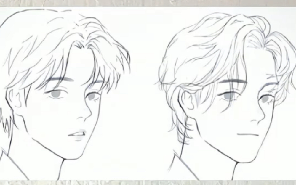 挑战一分钟做动漫男主发型