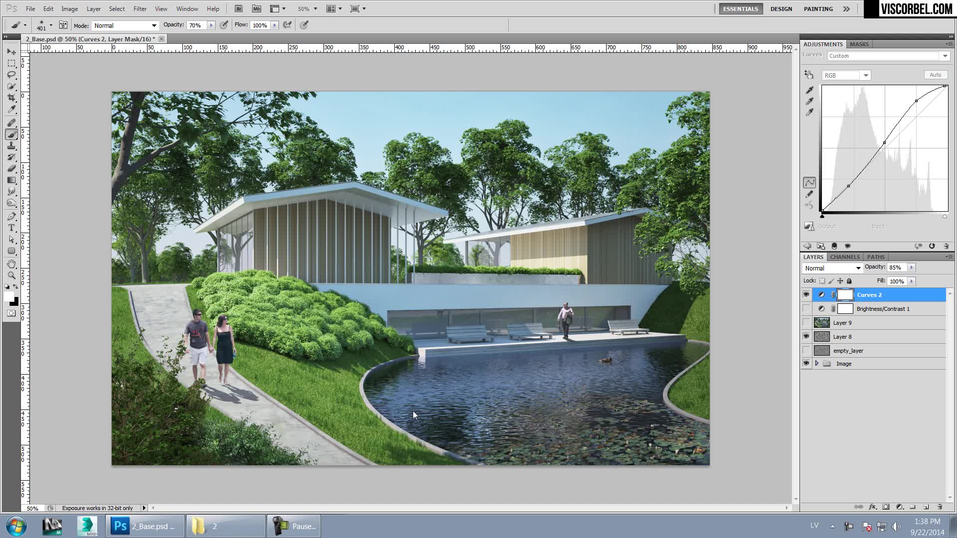 comps建筑后期合成教程searchps建筑后期合成searchps建筑合成素材