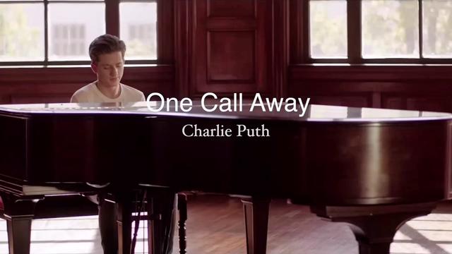 《one call away》由 斷眉 charlie puth 演唱的英文歌曲.