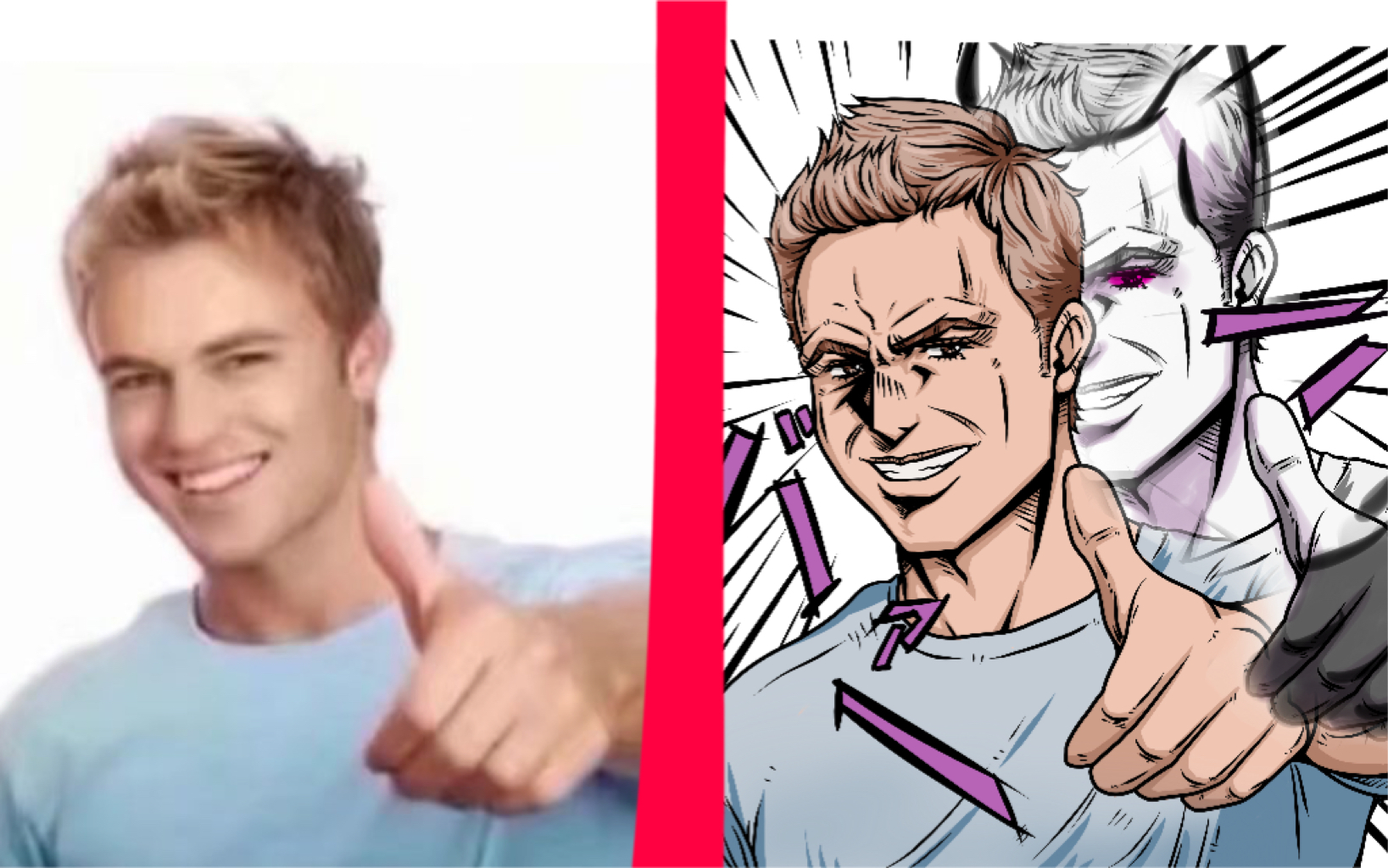 jojo画风x加 把 劲 皇 后——左为曾经,右为现在!