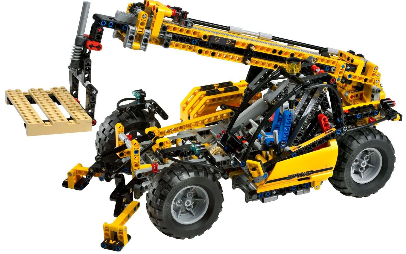 乐高 lego 8295 科技机械组 伸缩式装卸机 2008速拼评测