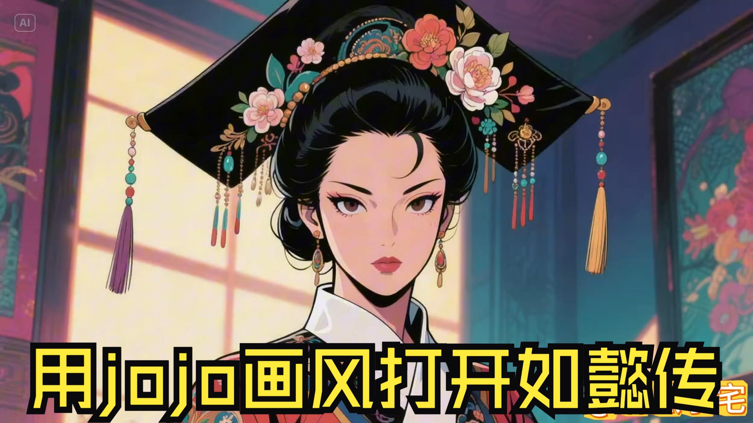 用jojo的画风打开如懿传