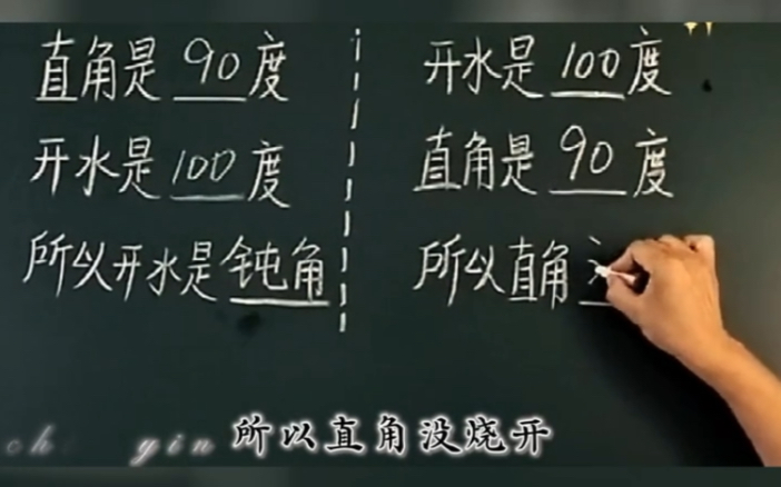 水的沸點是100度 我近視425度 所以我是沸物.