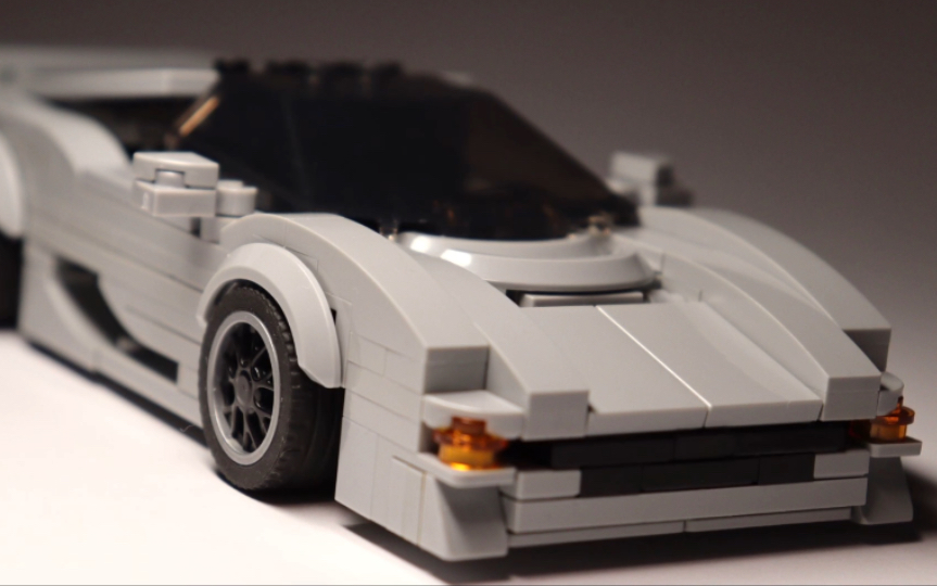 【原创乐高moc】经典超跑捷豹jaguar xj220 设计师详解 8格宽