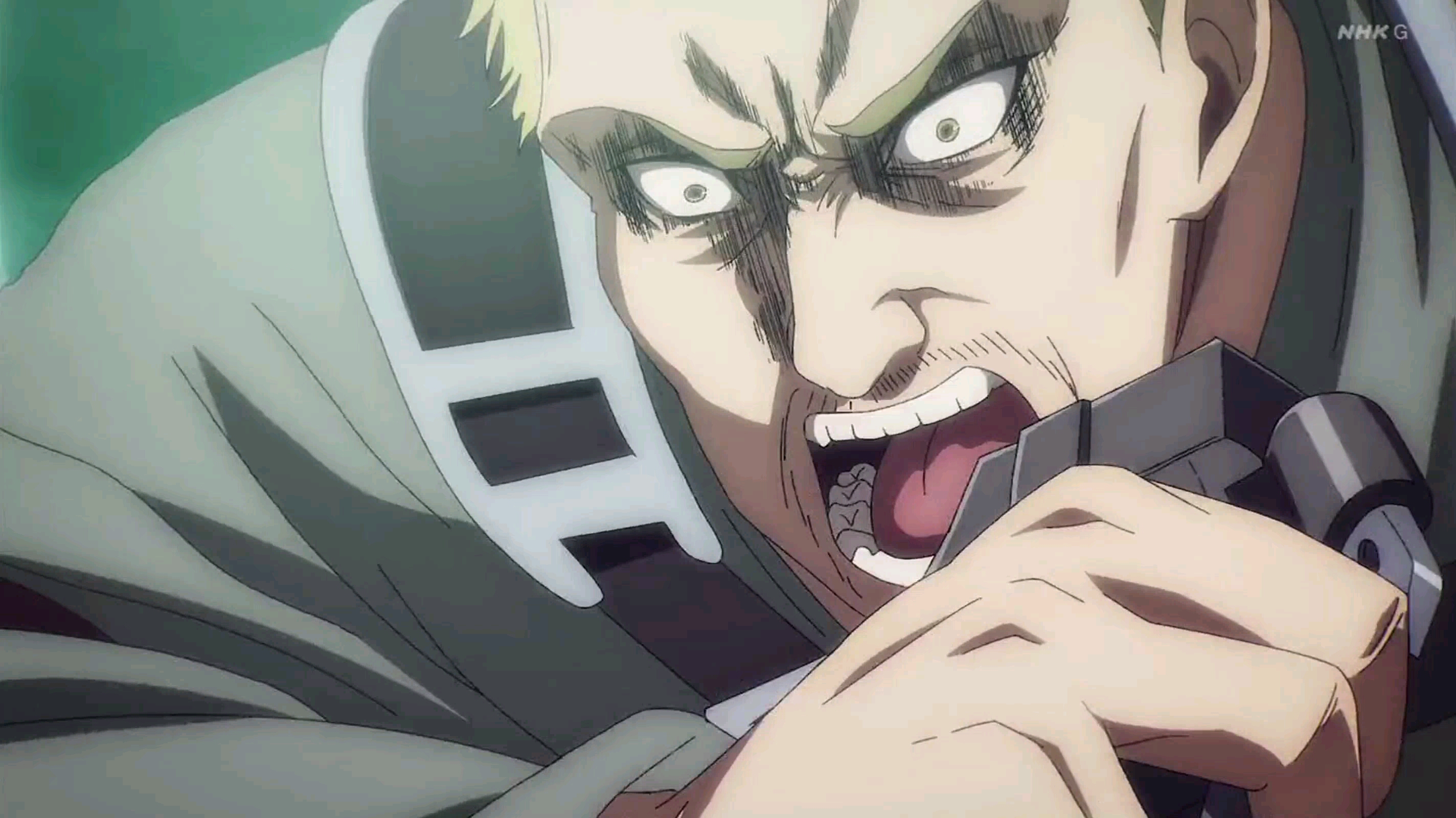 莱纳,这一刻你是世界之盾也是世界的英雄