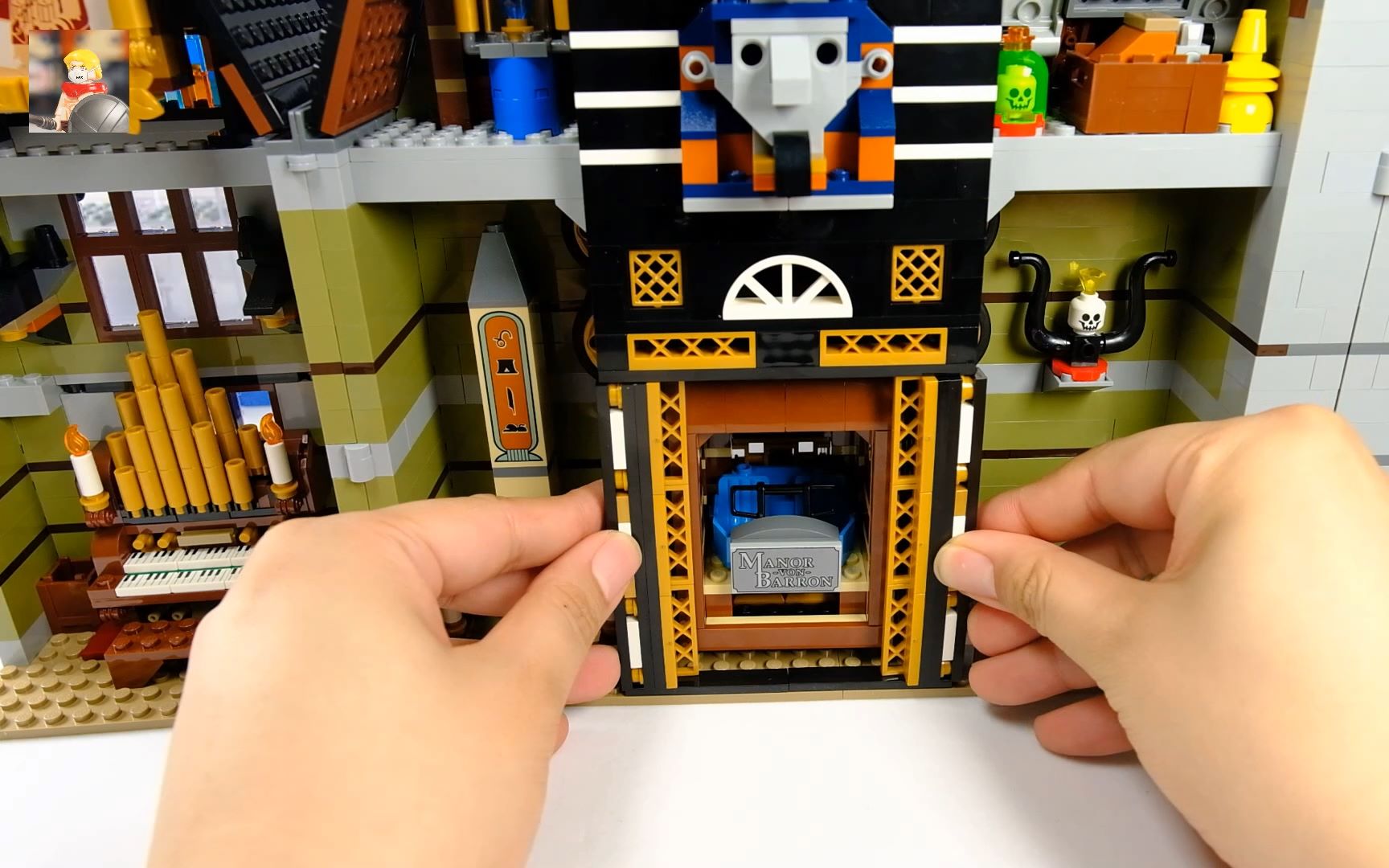 乐高搭建:乐高游乐园系列10273鬼屋,奇妙的搭建体验