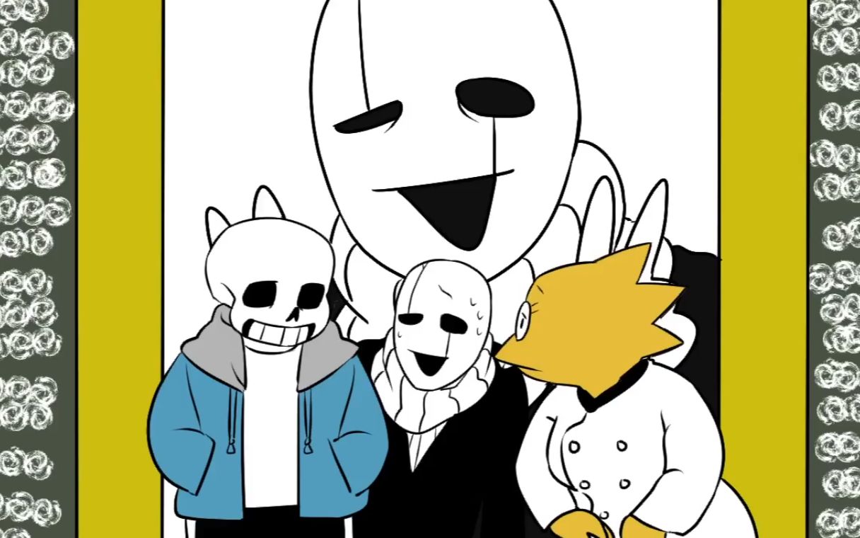 undertale漫配/中文字幕 缅怀gaster先生