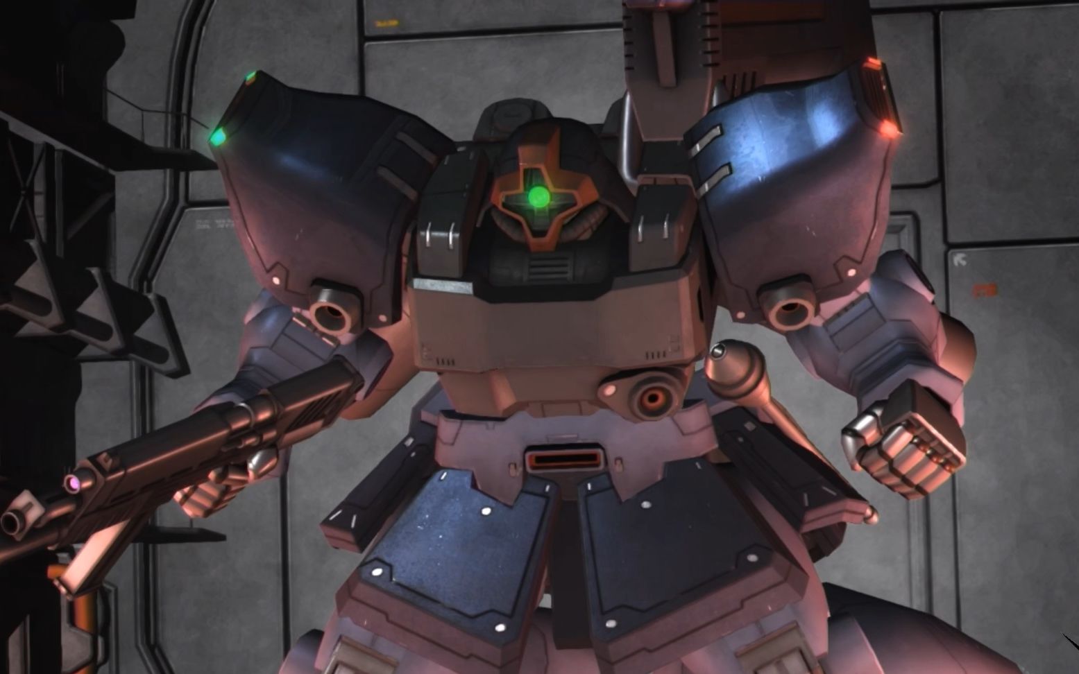 高达战斗行动2机体演示&注释:力克大魔ii[gs](初用,这刀勉强能追击,还