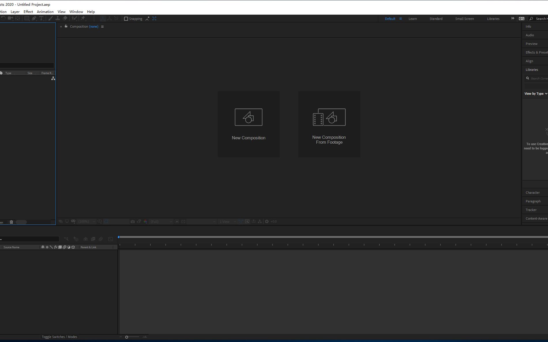 ae2020切换英文方法