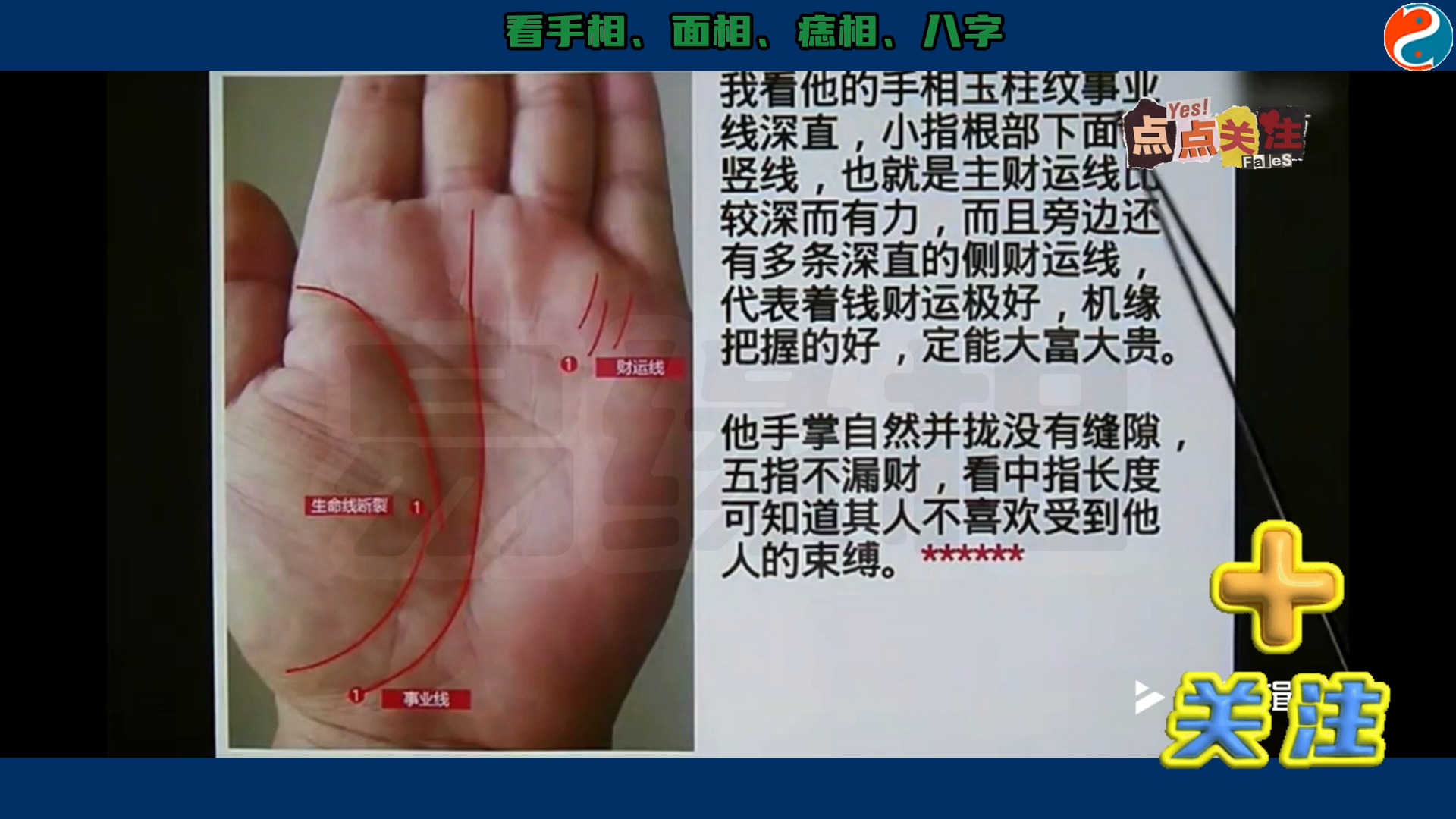 麻衣手相看手相图片