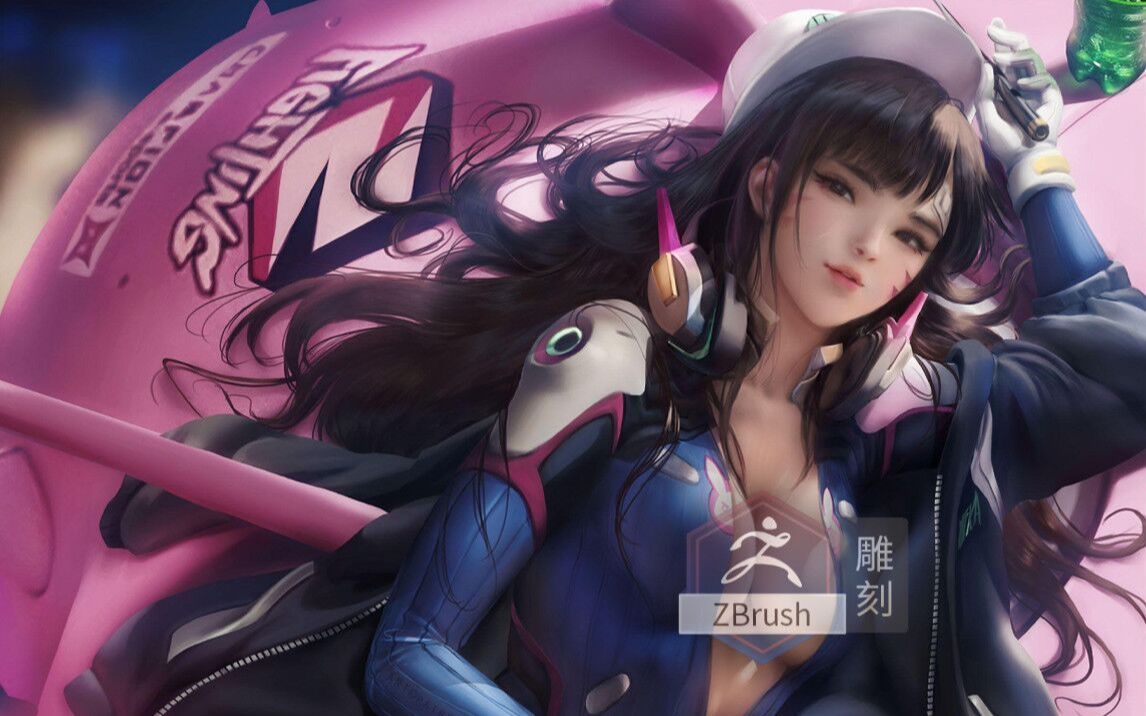 守望先锋dva角色如何制作黑科技来一波