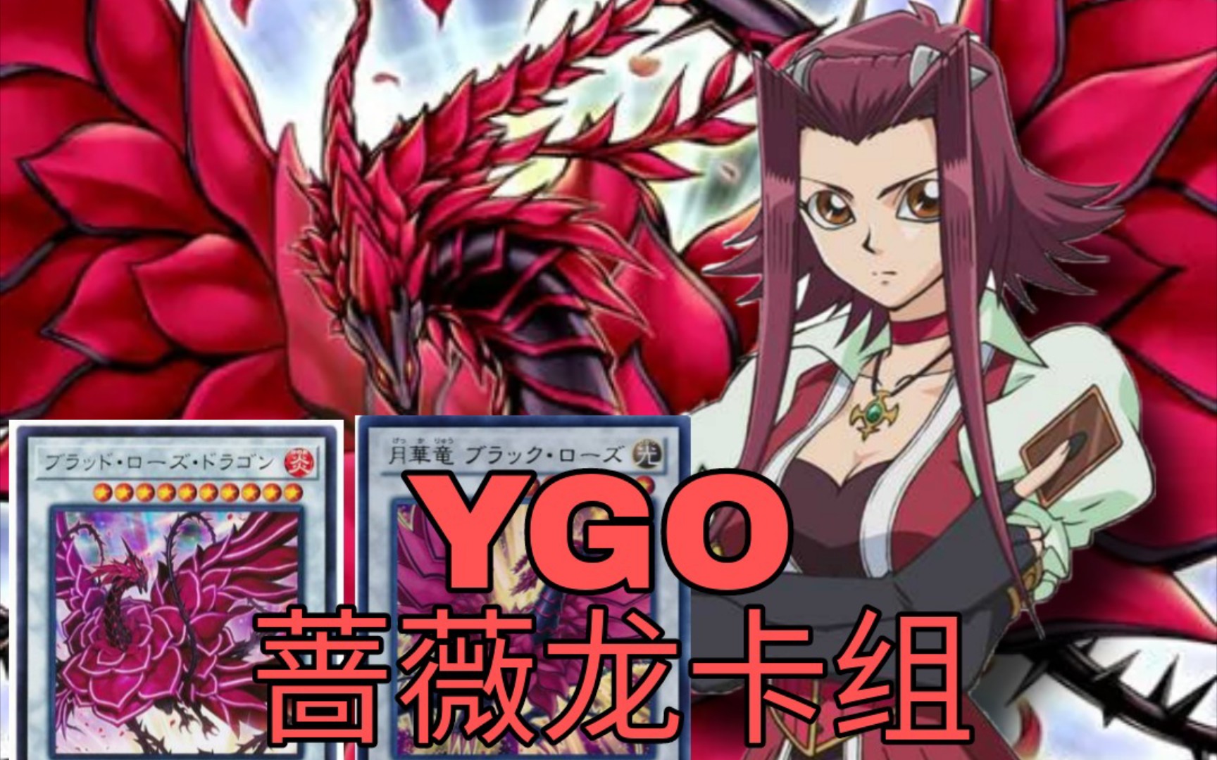 【ygopro】十六夜秋·蔷薇龙卡组_哔哩哔哩_bilibili