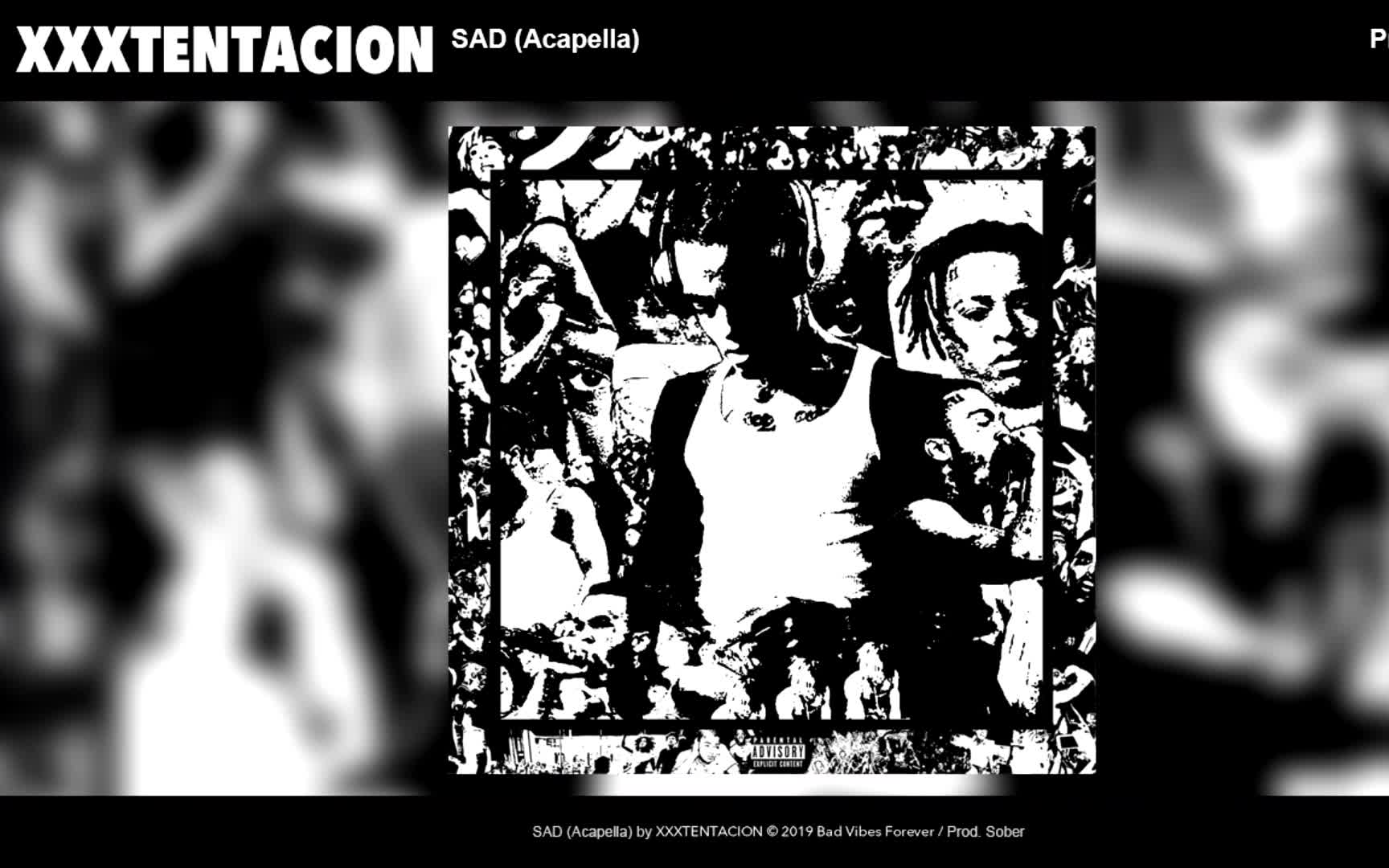 xxxtentacion - sad! (acapella)