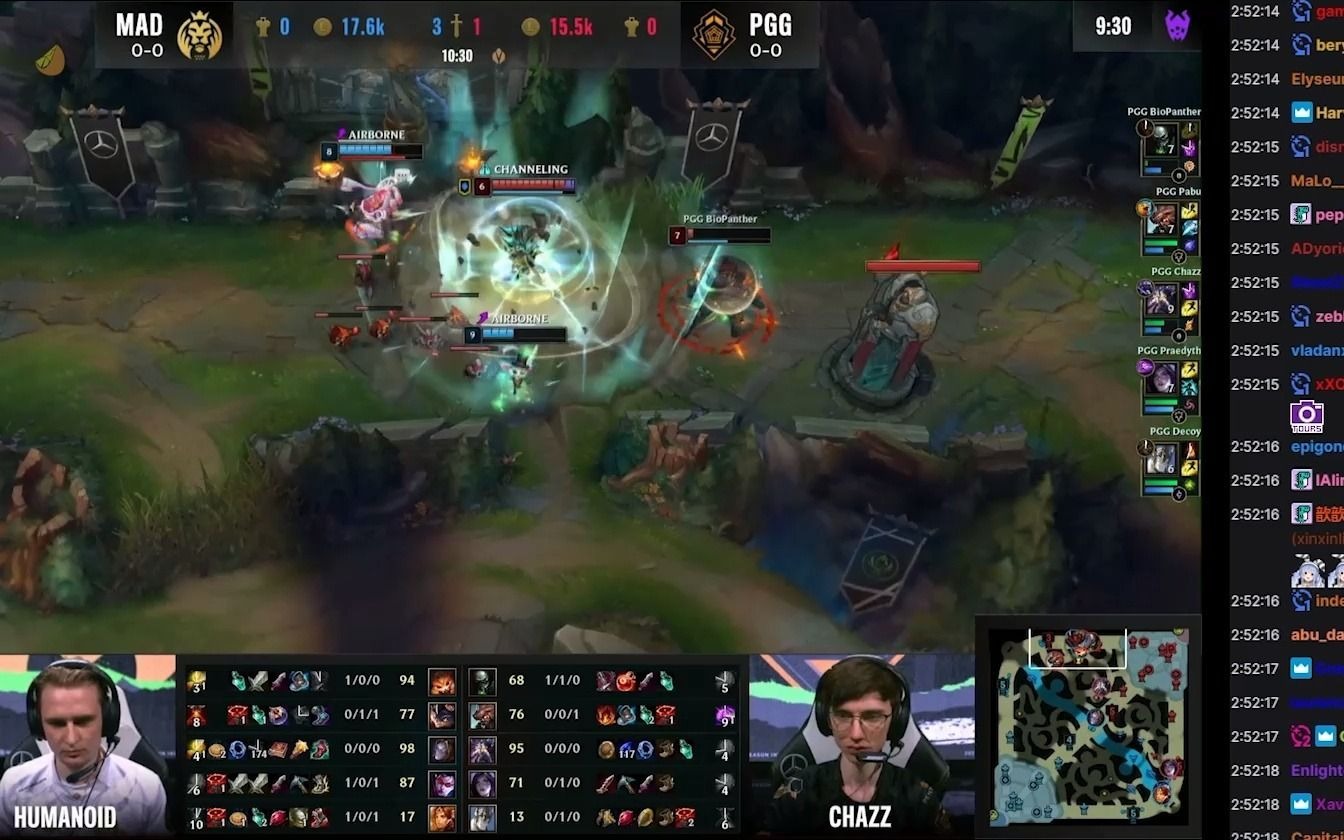 madvspgg2021msi英雄联盟季中冠军赛英文弹幕