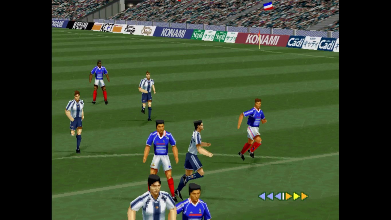 ps1 实况足球3 世界杯决赛 南斯拉夫5:0法国