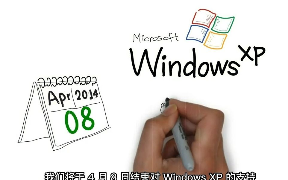 [图]【泪目向】Windows XP 结束支持宣传片合集