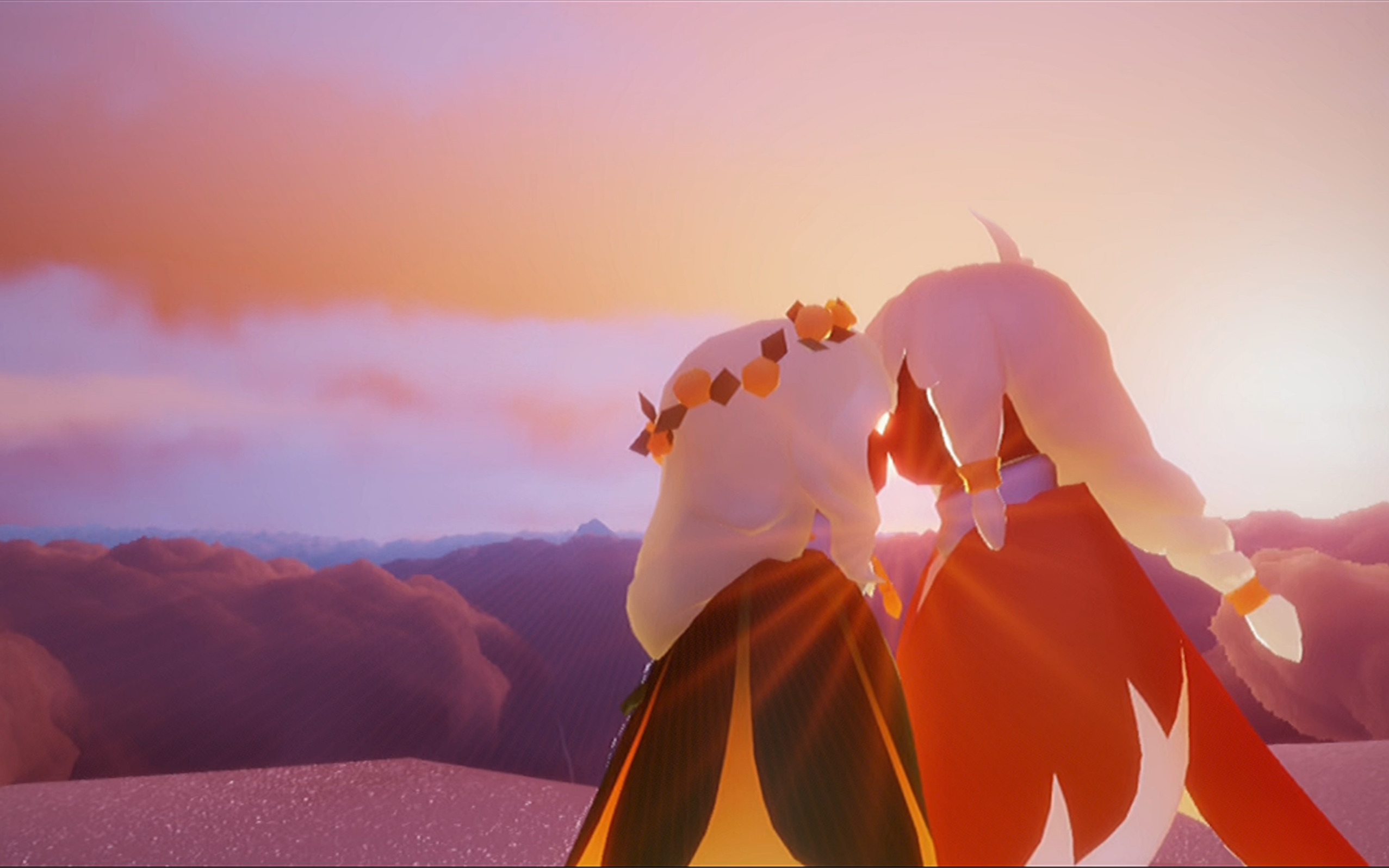 【光遇|一吻定情】花环x书虫cp向 你是我人生中的偏差值