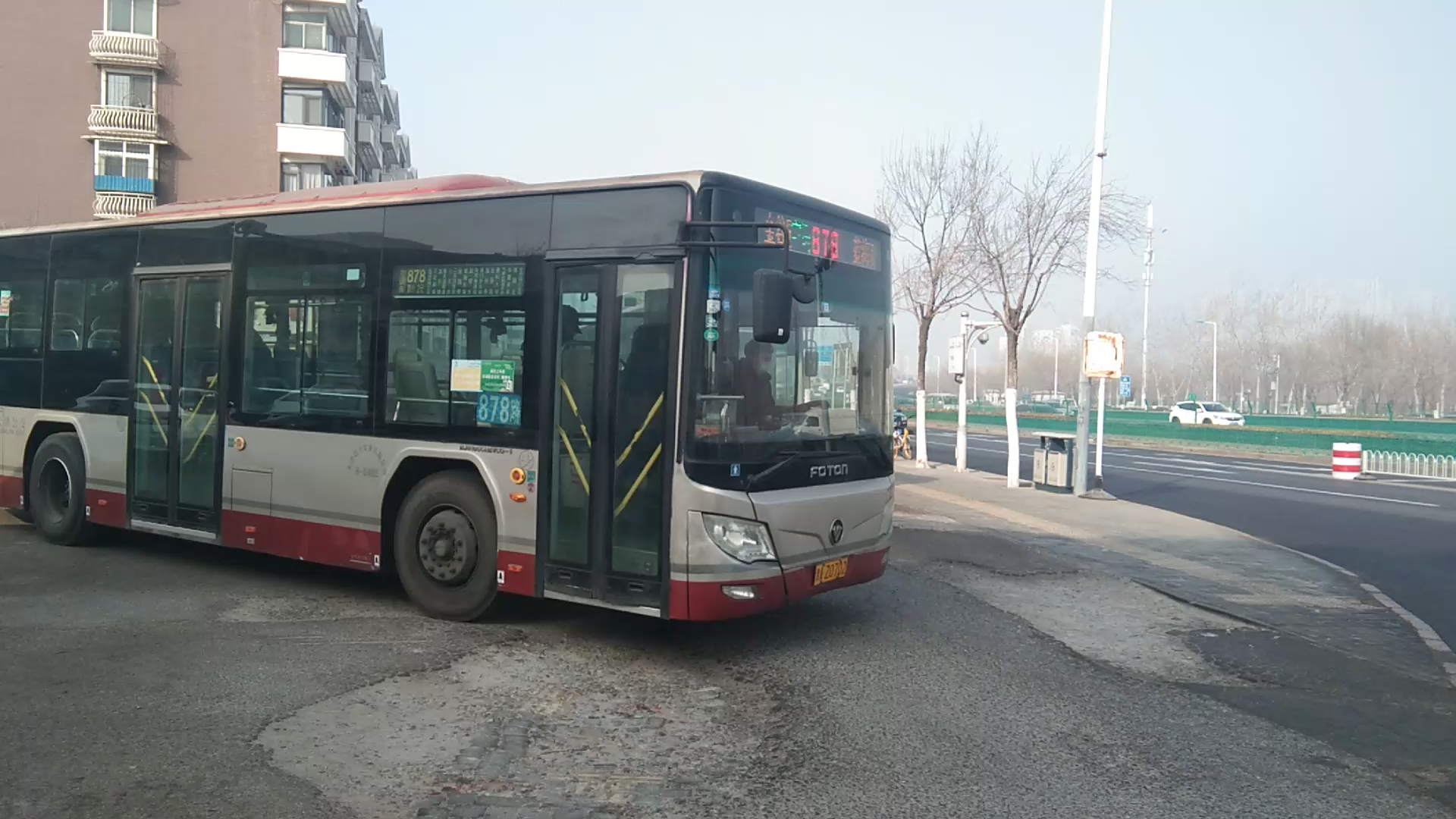 天津公交878路出站金谷园公交站_哔哩哔哩 (゜-゜)つロ 干杯~-bili