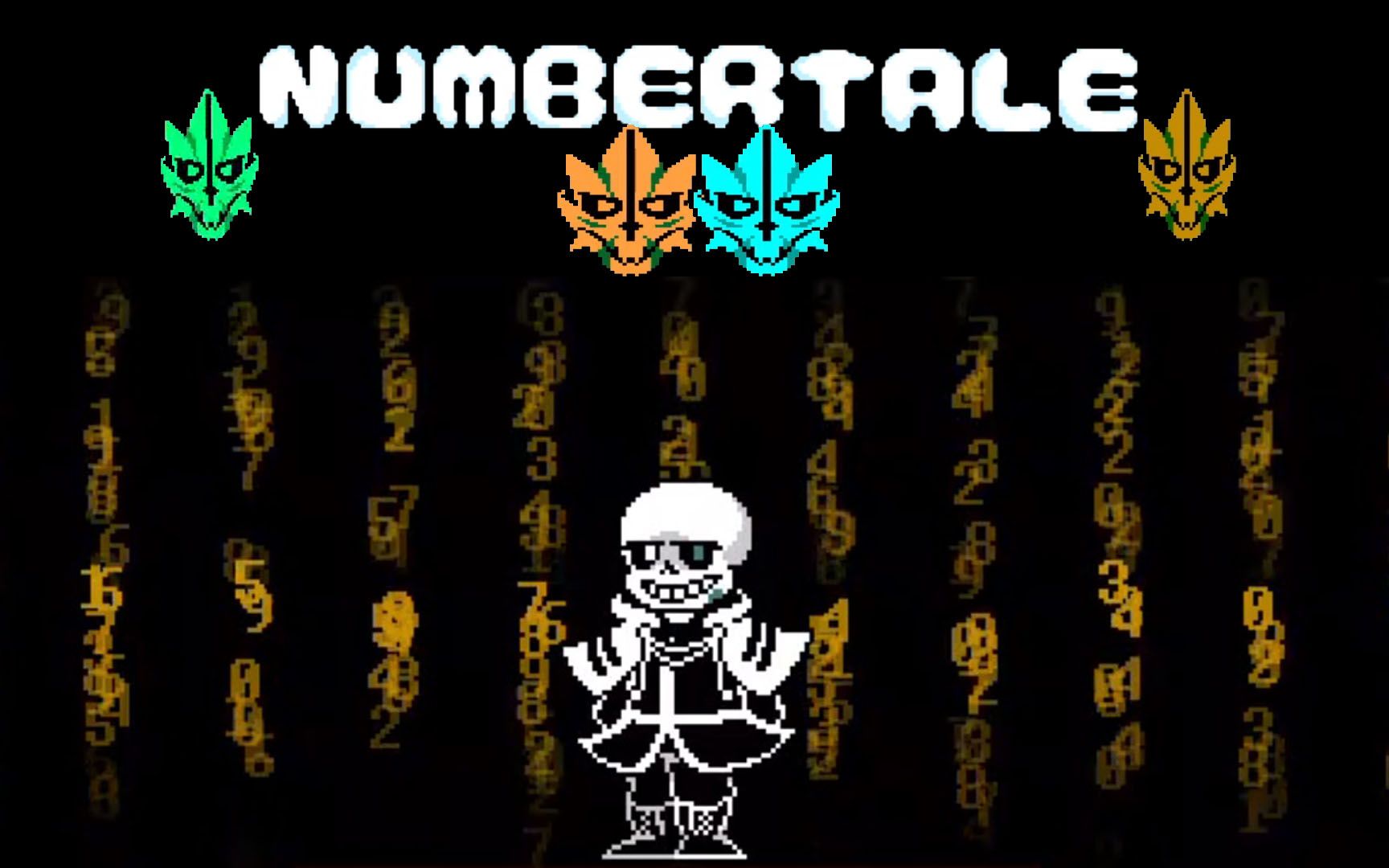 sans fight!made by 虚无】数字sans战第一阶段一药通关