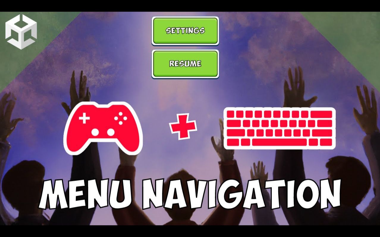 【Unity教程搬运】如何用键盘或手柄来控制菜单(Input System)哔哩哔哩bilibili