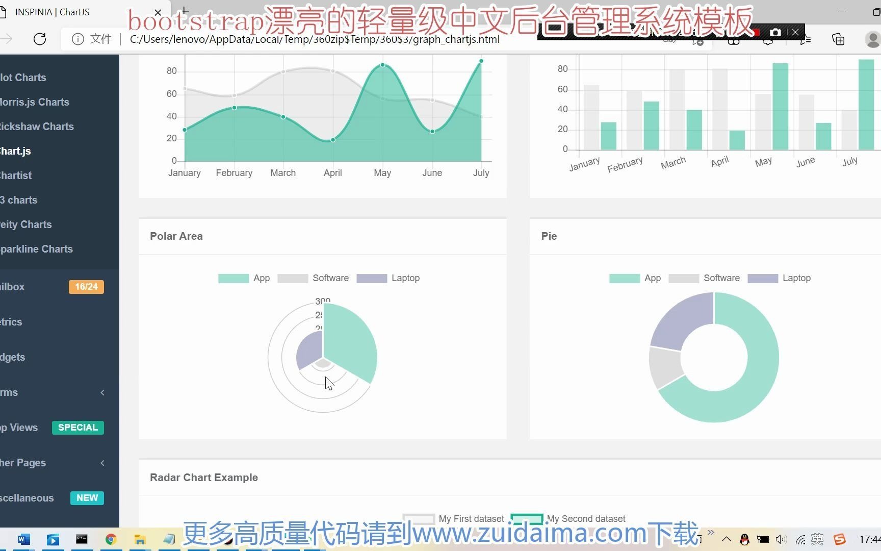 [图]bootstrap漂亮的轻量级中文后台管理系统模板