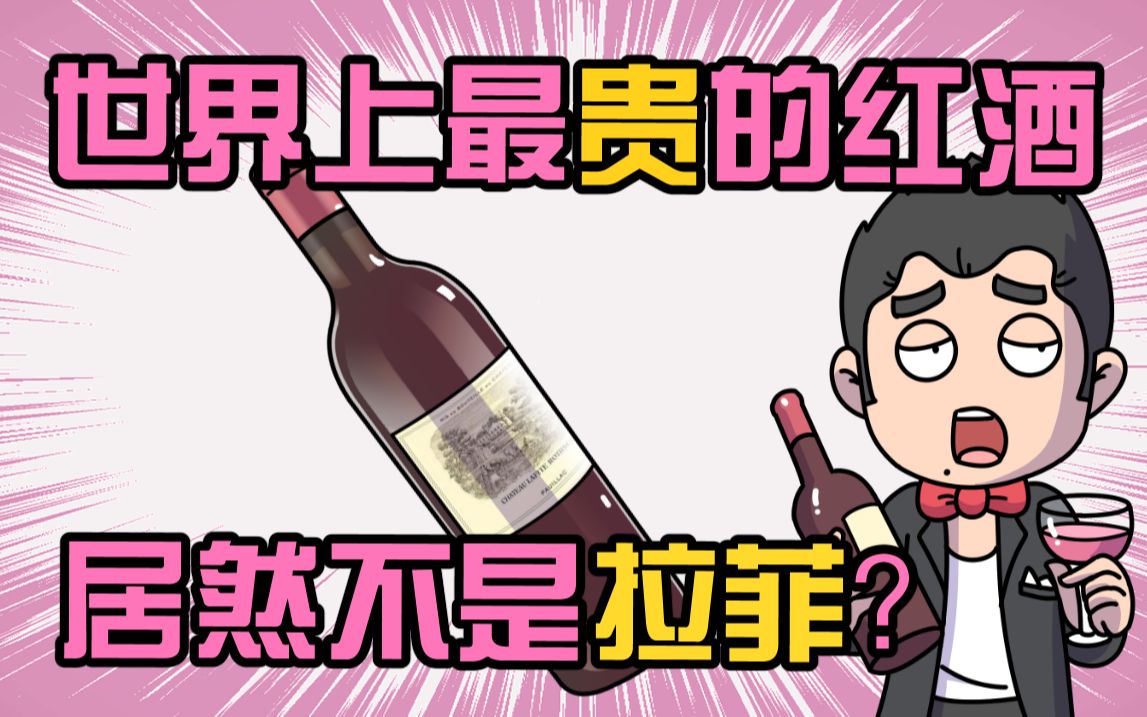 世界上最贵的红酒不是拉菲,而是它?哔哩哔哩bilibili