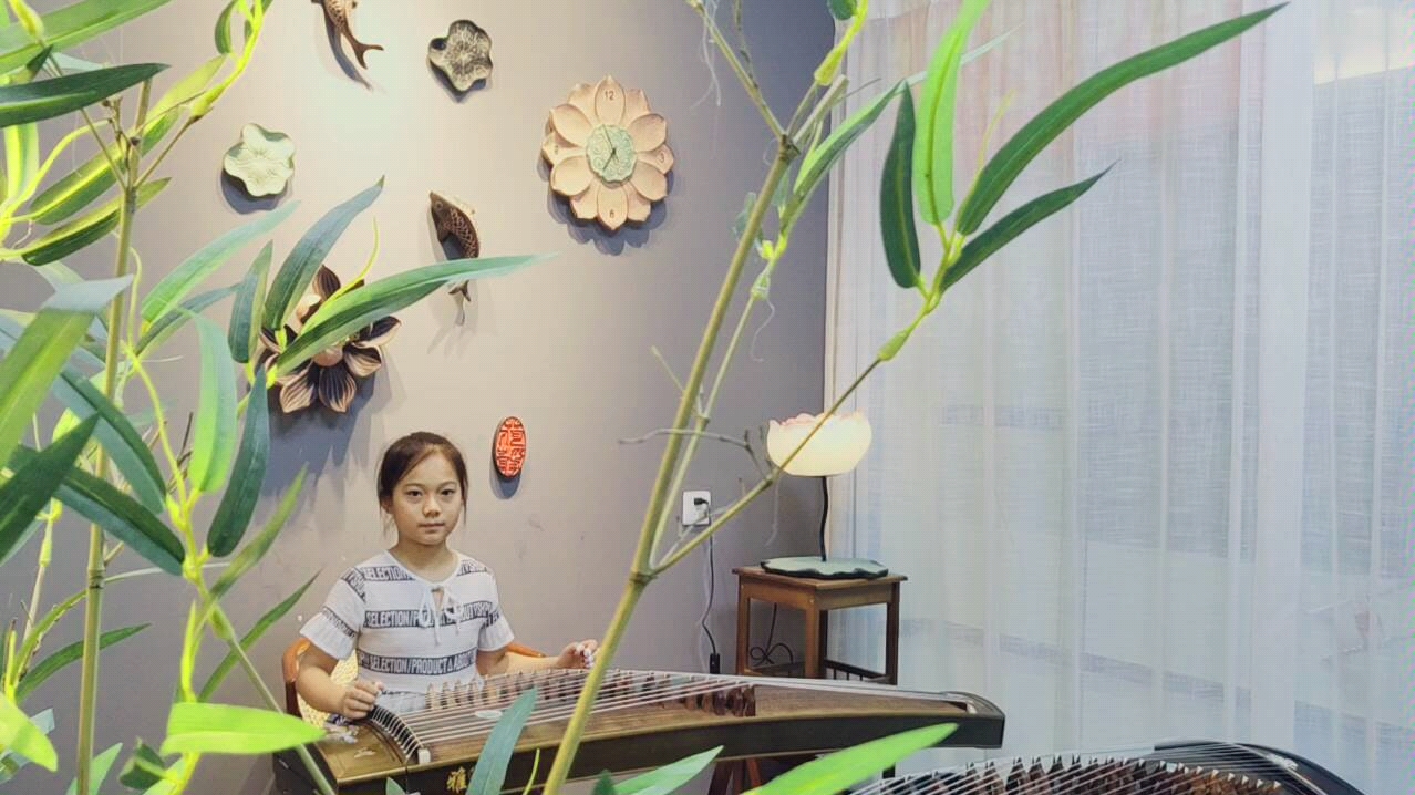 古筝《汉宫秋月》三年级赵星茗小朋友_哔哩哔哩 (゜-゜)つロ 干杯