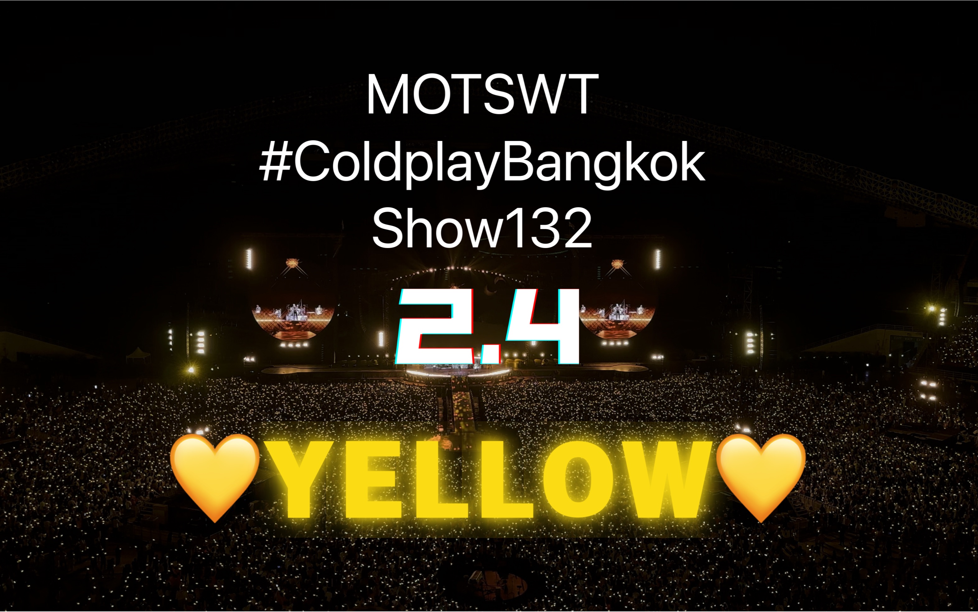 motswt#coldplaybangkok show132 yellow