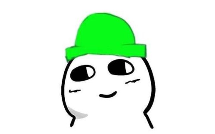 绿帽子动画图片